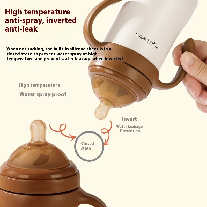 Stainless Steel Thermal Feeding Bottle Water Sup With Handle