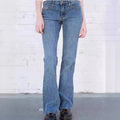 Jeans Slim Fit Low Waist Long Pants