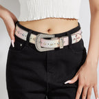 Fashion Personality Female Sequins Color Belt