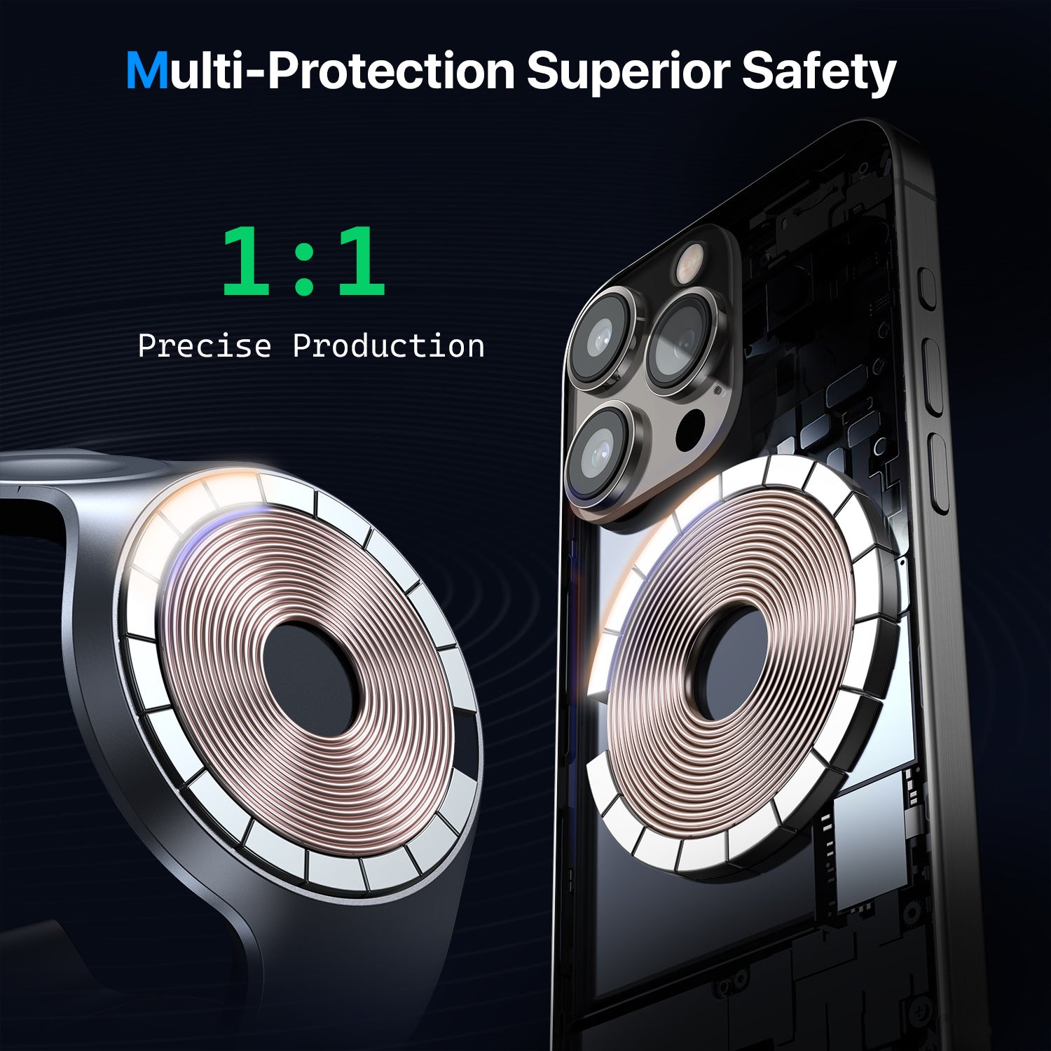 3-in-1 Magsafe Charger Wireless Charging Station For Multiple Devices