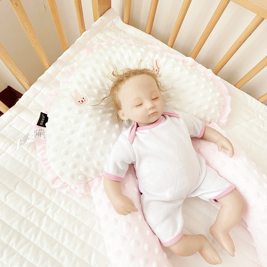 No Top Velvet Anti-deviation Head Baby Pillow