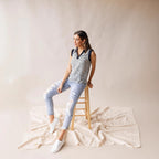 European And American Spring And Summer Leisure Fashion Holes High Waist Jeans For Women