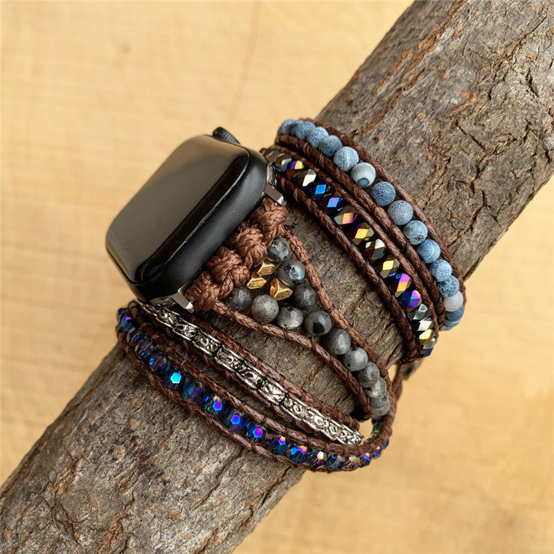 Agate Woven Bohemian Watch Band